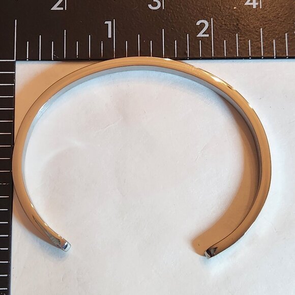 Affirmation Bracelet Open Cuff I Am The Storm Silver Tone Inspiration - Picture 6 of 8